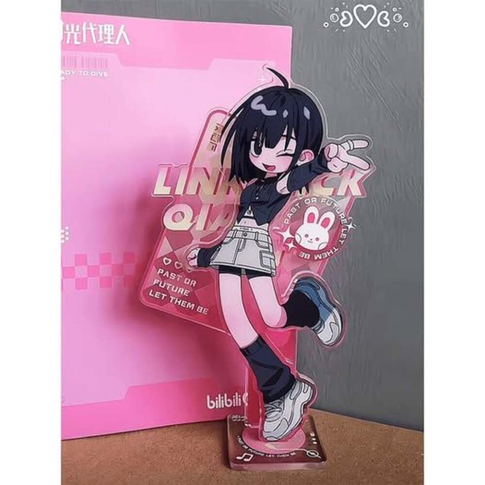 Link Click Anime Standing Sign Acrylic Showing Stand Mini Standing Plate Desktop